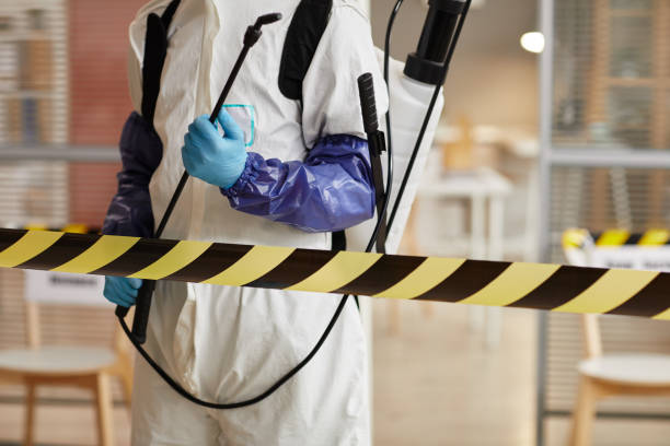 Professional Biohazard Cleanup technician working in Wallsburg, UT